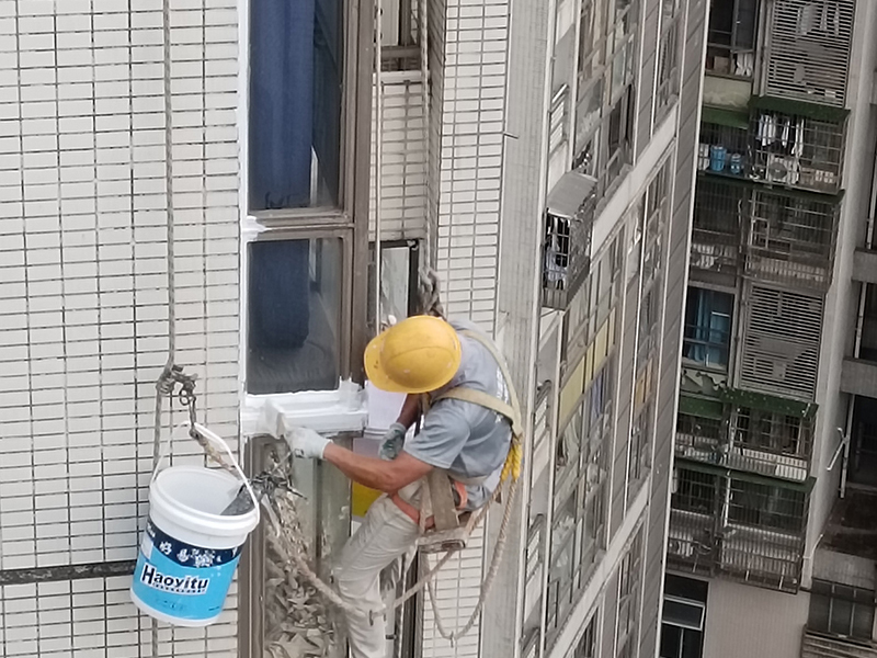 窗臺開裂滲水補漏